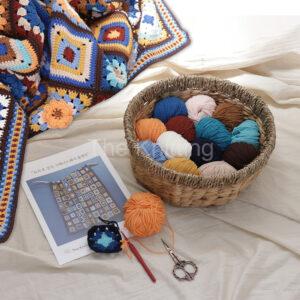 코바늘 기초 -블랭킷 클래스 패턴 북 + 키트